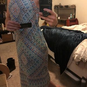 Midi floral pattern dress from the Limited